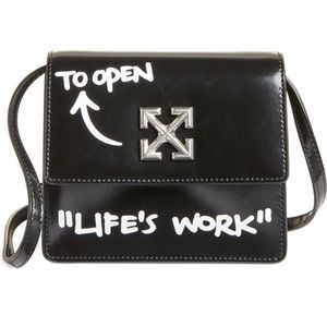 Off White Jitney 0.7 “Life’s Work” handbag, like new + great condition
